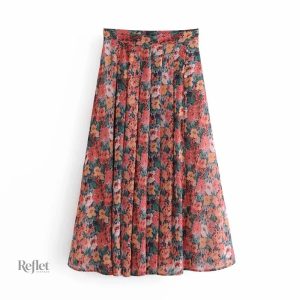 Jupe évasée rétro années 50, idéale pour un look vintage