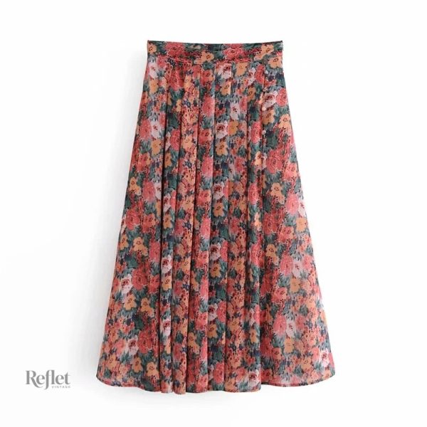 Jupe évasée rétro années 50, idéale pour un look vintage