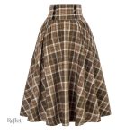 Jupe à carreaux style années 50