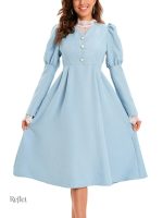 Robe style années 70 avec motifs colorés