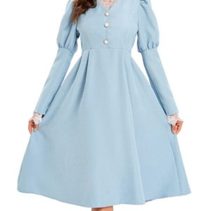 Robe style années 70 avec motifs colorés