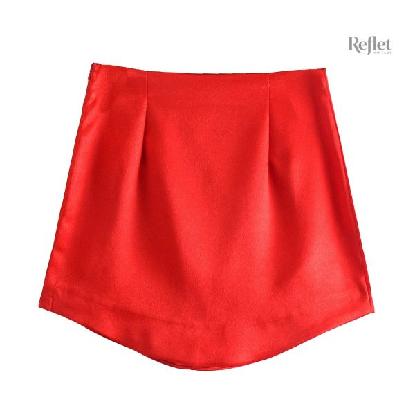 Jupe vintage années 80 avec motifs colorés