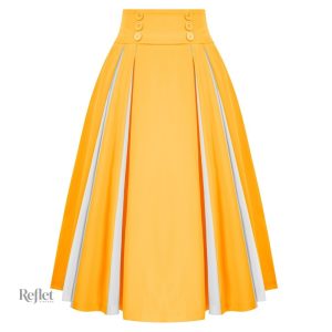 Jupe taille haute années 50 pour une silhouette féminine