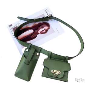 Sac banane femme vintage, épuré et pratique