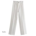 Pantalon femme rétro, silhouette flatteuse