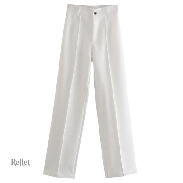 Pantalon femme rétro, silhouette flatteuse