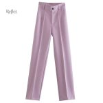 Pantalon femme vintage en coton doux
