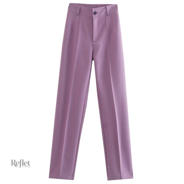 Pantalon vintage femme élégant et tendance - vue 4
