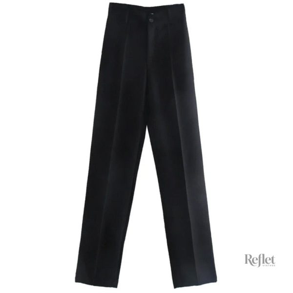 Chic pantalon vintage femme en denim