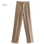 Pantalon femme style vintage décontracté