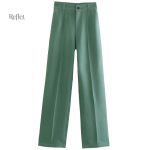 Pantalon vintage femme en tissu léger