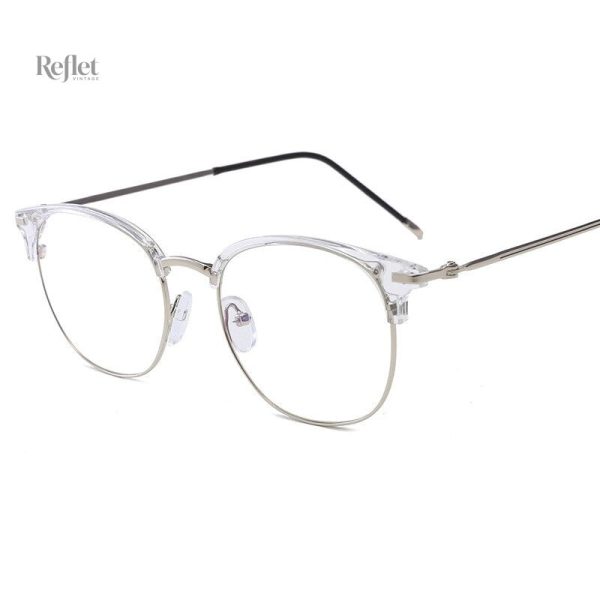 Lunette vintage anti-bleu avec style intemporel