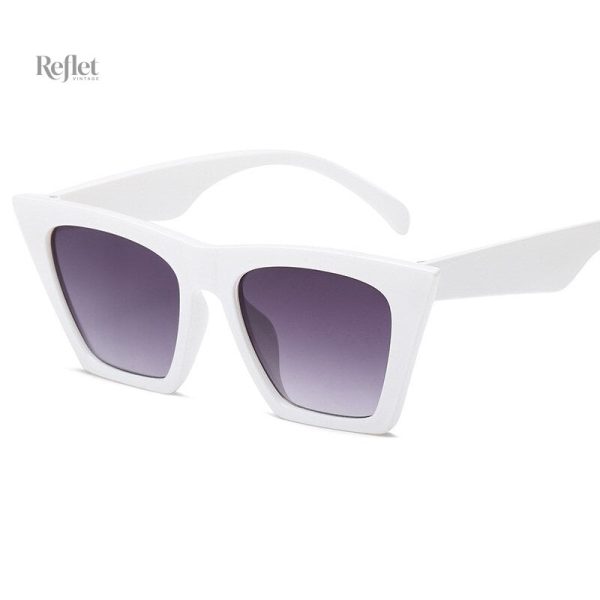 lunette-de-soleil-blanche-vintage-1 Lunette de soleil vintage blanche