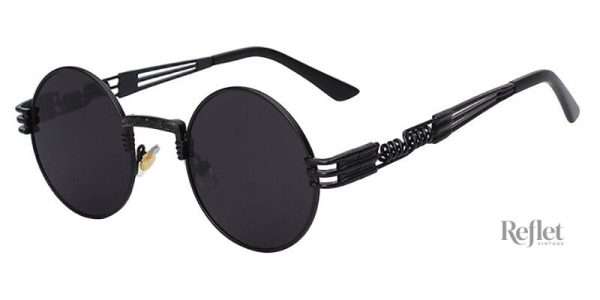 Lunette vintage avec monture ronde