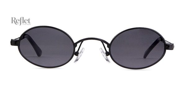 Lunettes de soleil vintage au style ovale distinctif
