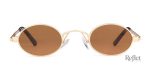 Lunettes de soleil ovales avec charme vintage