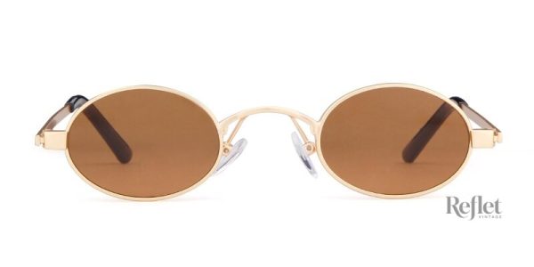 Lunettes de soleil ovales avec charme vintage