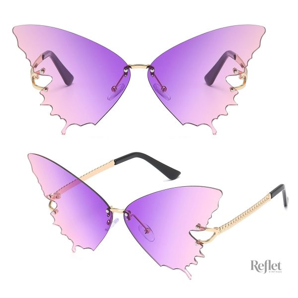 Lunettes papillon rétro, design vintage, protection UV
