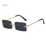 Lunette de soleil vintage rectangulaire pour homme