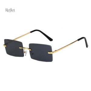 Lunette de soleil vintage rectangulaire pour homme