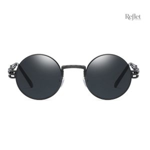 Lunettes vintage homme style rond