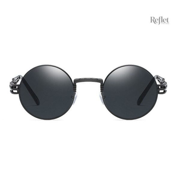 Lunettes vintage homme style rond