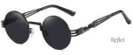 Soleil lunettes rondes tendances pour homme