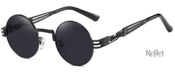 Soleil lunettes rondes tendances pour homme