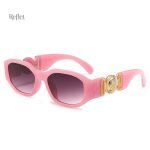 Lunette de soleil vintage en rouge éclatant
