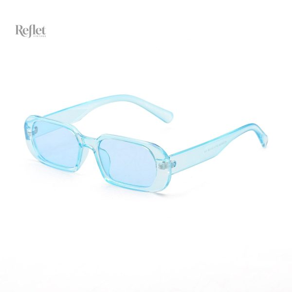 Monture rouge élégante de lunettes rétro