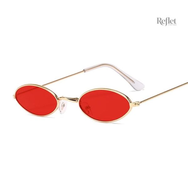 Lunettes de soleil au design ovale classique