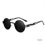 Lunettes de soleil rondes vintage femme