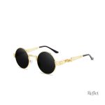 Lunettes de soleil à monture ronde classique