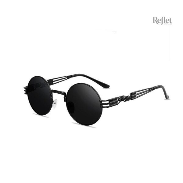 Verres ronds stylés pour look rétro