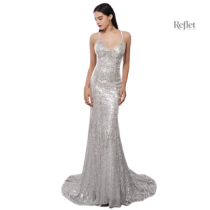 Robe de mariée luxe avec détails raffinés et somptueux