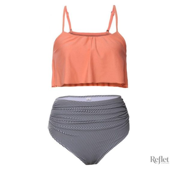 Maillot de bain plage aux motifs inspirés des années passées