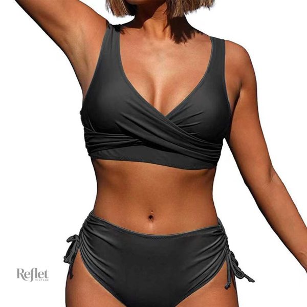 Maillot de bain femme deux pièces vintage