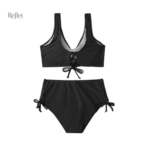 Ensemble de bain vintage à coupe flatteuse