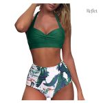 Maillot de bain floral vintage élégant