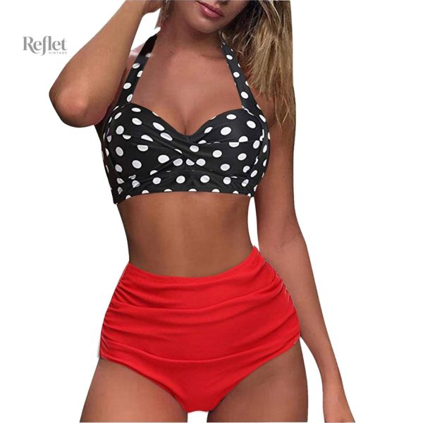 Maillot floral vintage pour été