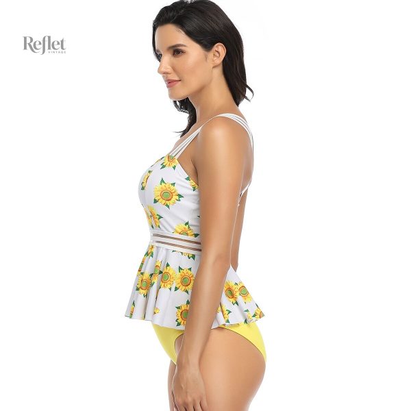 Maillot de bain jaune vintage, pièce incontournable de l'été
