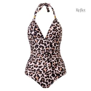 Maillot de bain léopard vintage