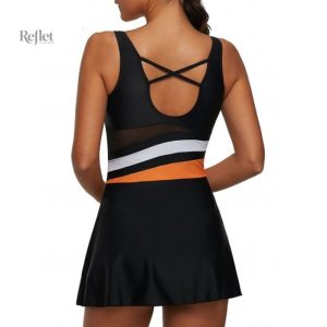 Maillot vintage noir, coupe élégante et intemporelle