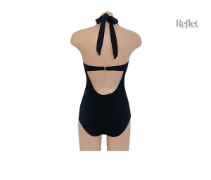 Maillot de bain vintage avec design rétro, idéal pour l'été