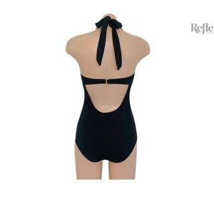Maillot de bain vintage avec design rétro, idéal pour l'été