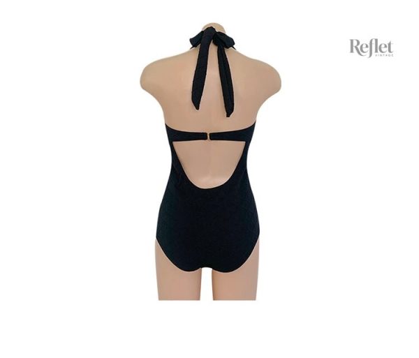 Maillot de bain vintage avec design rétro, idéal pour l'été