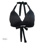 Maillot de bain taille haute vintage en tissu doux