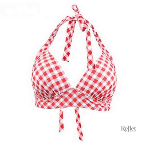 Maillot de bain à taille haute au style rétro chic