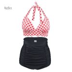 Maillot de bain à taille haute pour look vintage