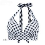 Maillot de bain rétro taille haute pour journées ensoleillées